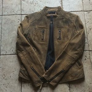 Buffalo Distressed Leather Jacket XS